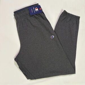 Men’s Champion Jersey Pants Granite Heather Grey - NWT